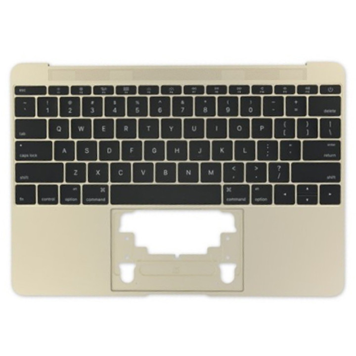 Genuine Top Case w/ Keyboard, Gold (661-02280) A1534 2015