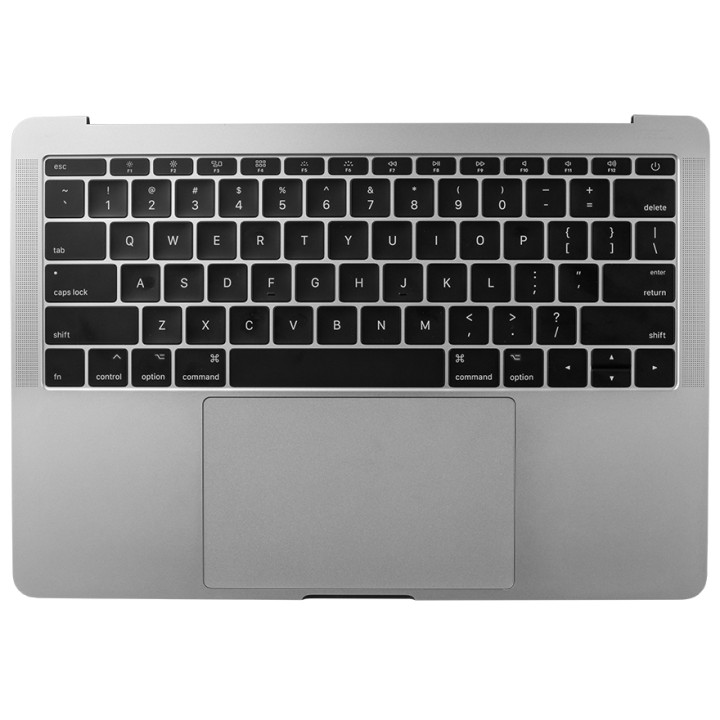 Genuine Top Case w/ Keyboard w/ Battery, Silver (661-07947) A1708
