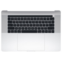 Genuine Top Case w/ Keyboard NO Battery, Silver (661-10347) A1990