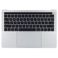 Genuine Top Case w/ Keyboard w/ Battery, Silver (661-10361) A1989