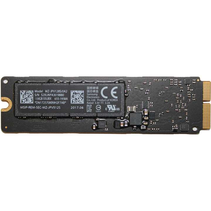 Genuine Solid State Drive (SSD) PCIe 128GB (661-7456) A1466 A1465 A1502 A1398
